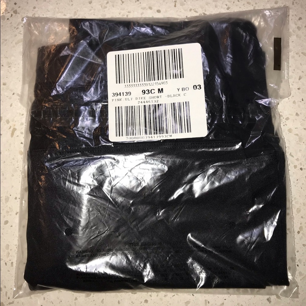 Vs Pink Mesh Bike Short Black M - Picture 5 of 6